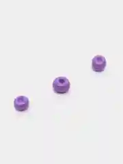 Лавандовый бисер однотонный матовый для плетения, 3 мм
