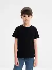 Черный футболка детская