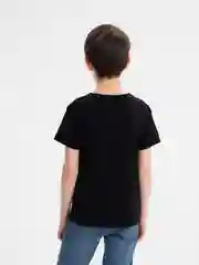 Черный футболка детская