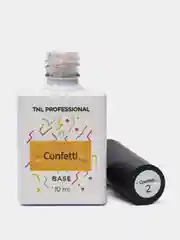 Синий молочная база с цветной поталью Сonfetti TNL, 10 мл