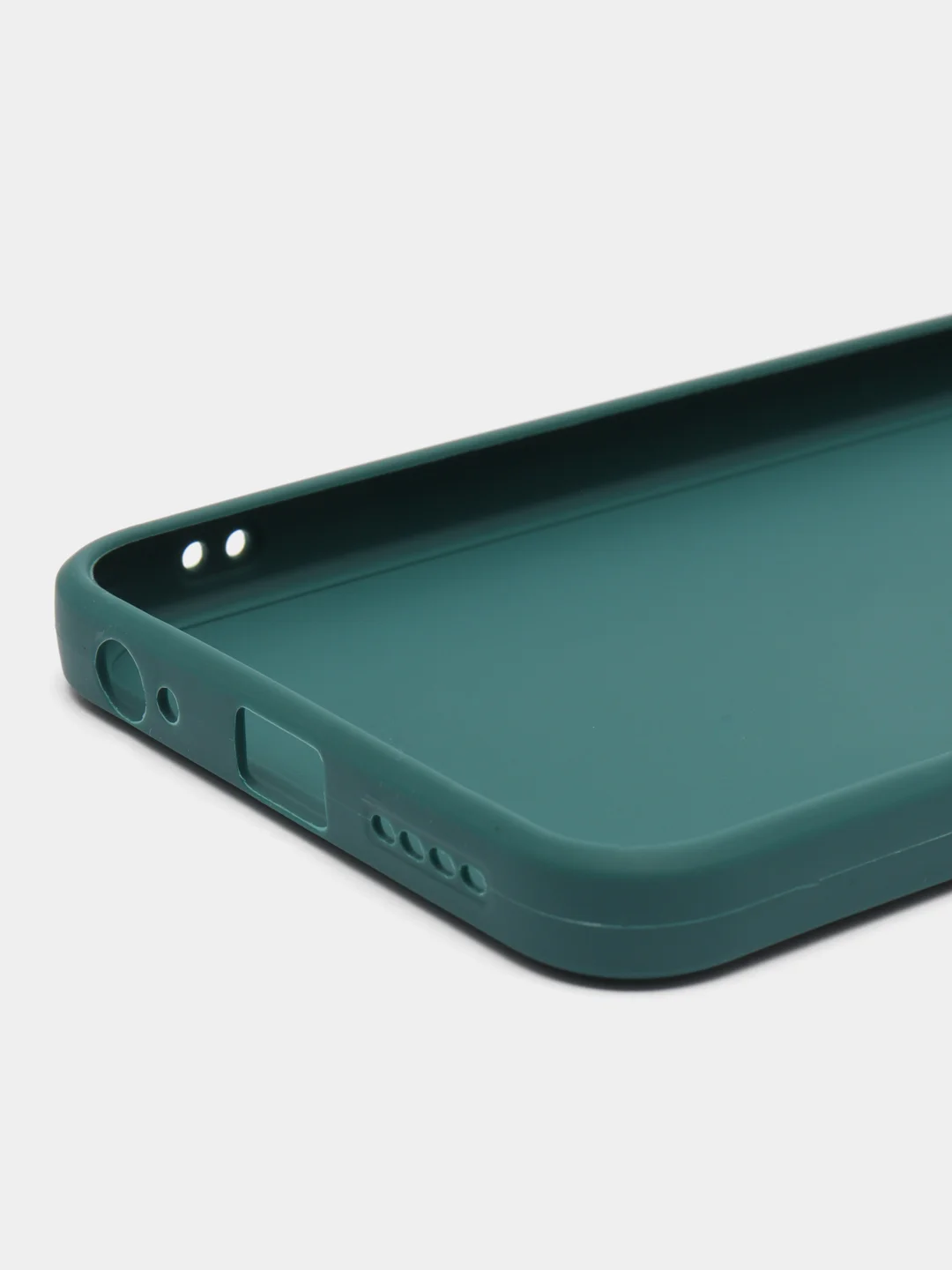 Зелёный хаки чехол для Tecno POVA 4 (Техно Пова 4), силиконовый прозрачный