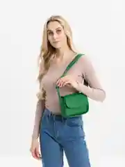 Зеленый сумка женская, через плечо