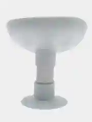 Серебряный мыльница со сливом для ванной комнаты