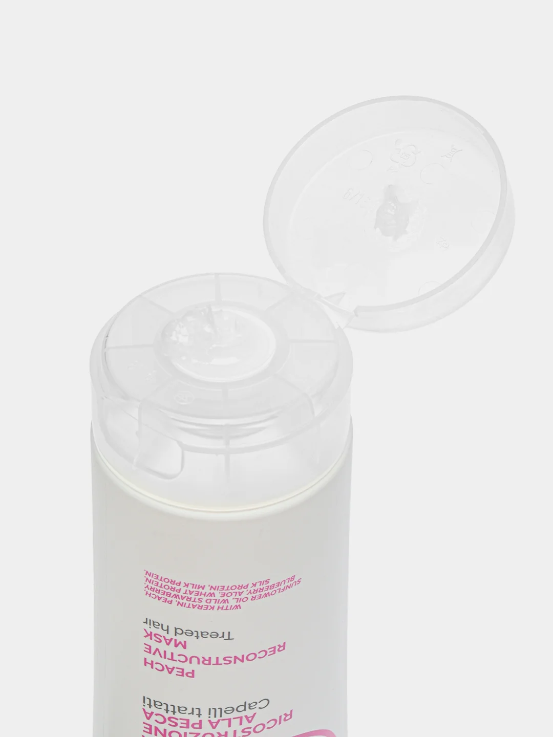 Восстанавливающая маска Shot Repara Peach Mask, с персиком, для поврежденных волос, 250 мл