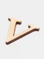 Аметистовый деревянные цифры