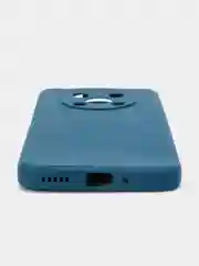 Синий чехол для HUAWEI nova Y90 (Хуавей Нова у90), прозрачный
