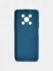 Синий чехол для HUAWEI nova Y90 (Хуавей Нова у90), прозрачный