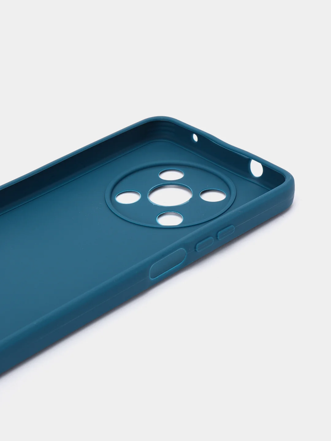 Синий чехол для HUAWEI nova Y90 (Хуавей Нова у90), прозрачный