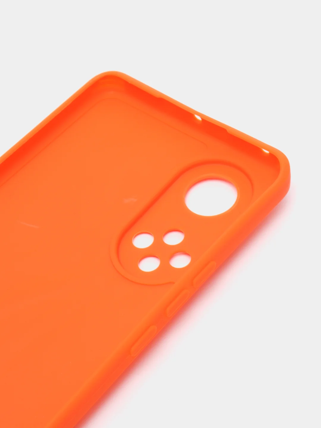 Оранжевый силиконовый чехол для Honor 50, Huawei NOVA 9 (Хонор 50, Хуавей Нова 9), прозрачный