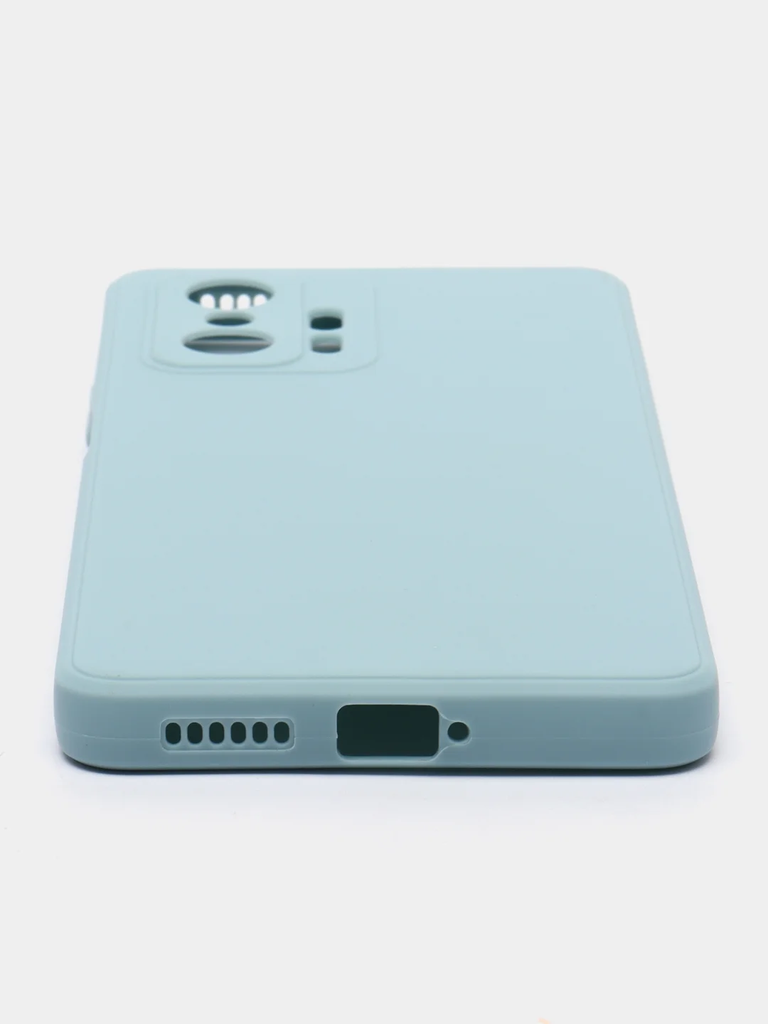 Светло-синий чехол для Xiaomi Mi 11T и 11T Pro (Сяоми Ми 11Т, 11Т Про), матовый, силиконовый