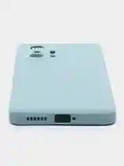 Светло-синий чехол для Xiaomi Mi 11T и 11T Pro (Сяоми Ми 11Т, 11Т Про), матовый, силиконовый