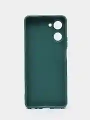 Тёмно-зелёный чехол для Realme 10 Pro (Реалми 10 Про) силиконовый, цветной, матовый