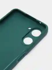Тёмно-зелёный чехол для Realme 10 Pro (Реалми 10 Про) силиконовый, цветной, матовый