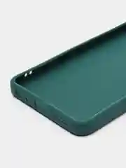 Тёмно-зелёный чехол для Realme 10 Pro (Реалми 10 Про) силиконовый, цветной, матовый