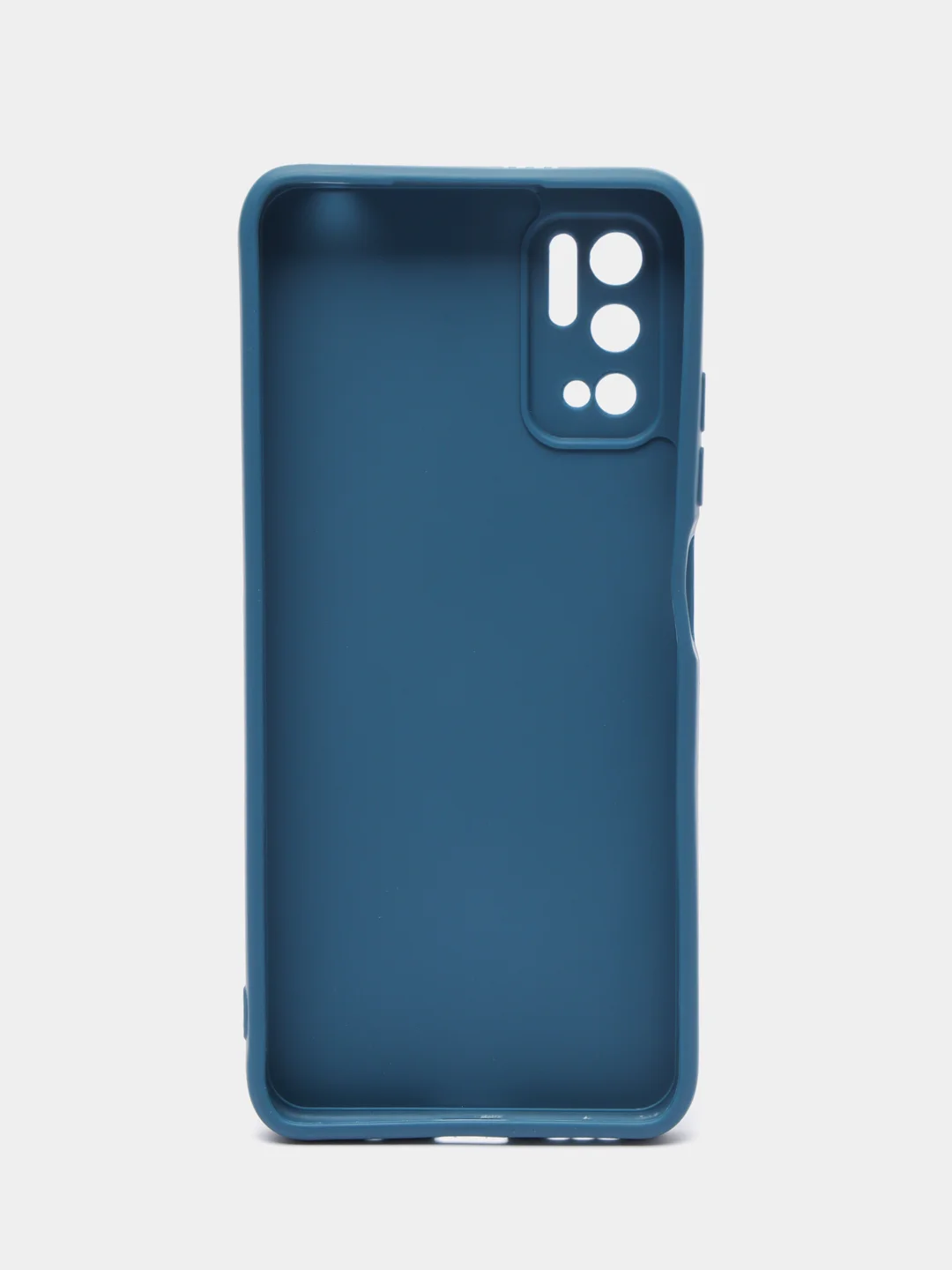 Синий чехол силиконовый для Redmi Note 10T ,Note 10 5G ,POCO M3 Pro (Редми нот 10, поко м3)
