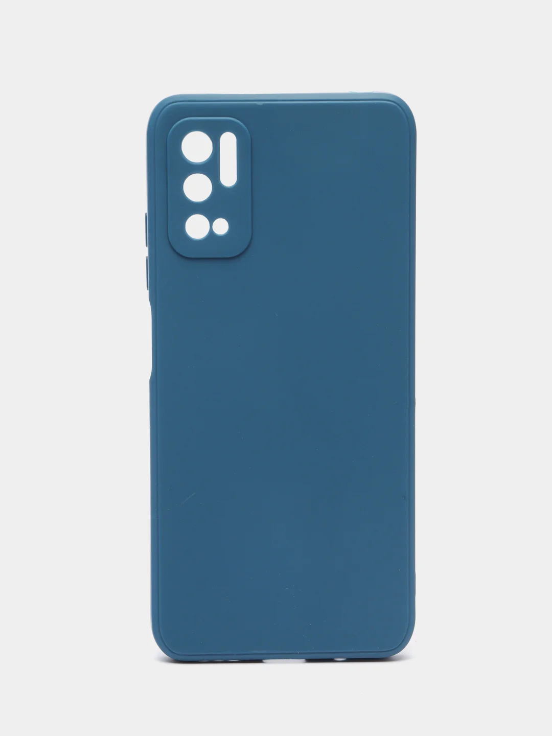 Синий чехол силиконовый для Redmi Note 10T ,Note 10 5G ,POCO M3 Pro (Редми нот 10, поко м3)