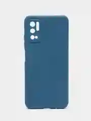 Синий чехол силиконовый для Redmi Note 10T ,Note 10 5G ,POCO M3 Pro (Редми нот 10, поко м3)