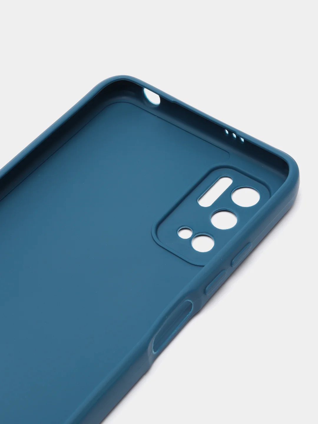 Синий чехол силиконовый для Redmi Note 10T ,Note 10 5G ,POCO M3 Pro (Редми нот 10, поко м3)