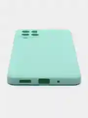 Мятный чехол для Samsung M53 5G (Самсунг М53), с защитой камеры