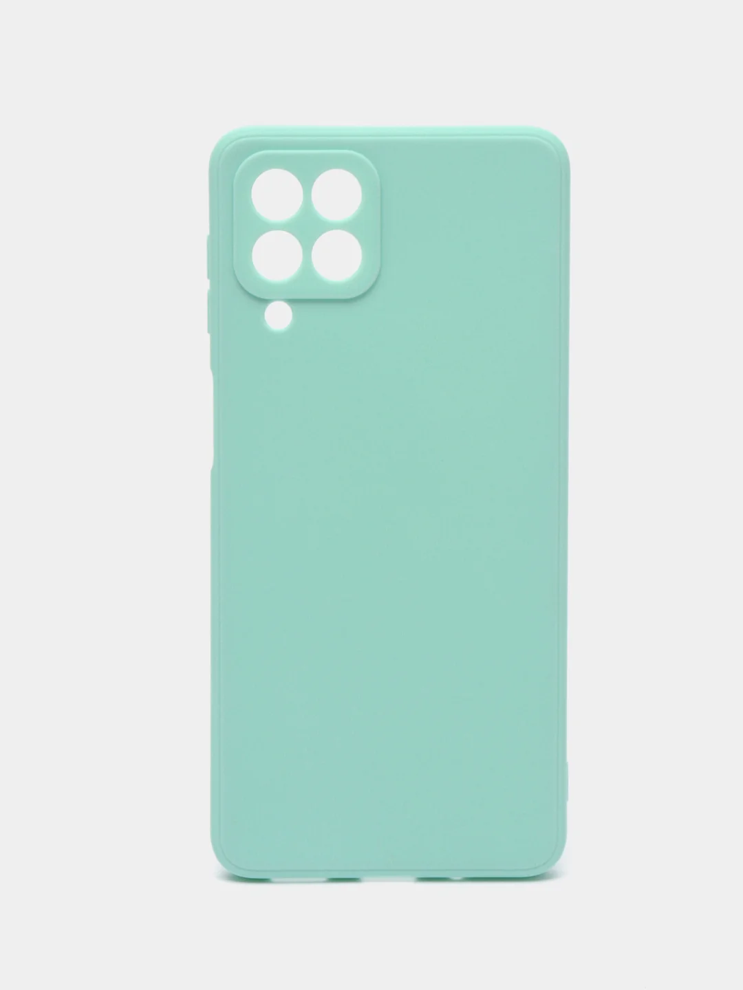 Мятный чехол для Samsung M53 5G (Самсунг М53), с защитой камеры