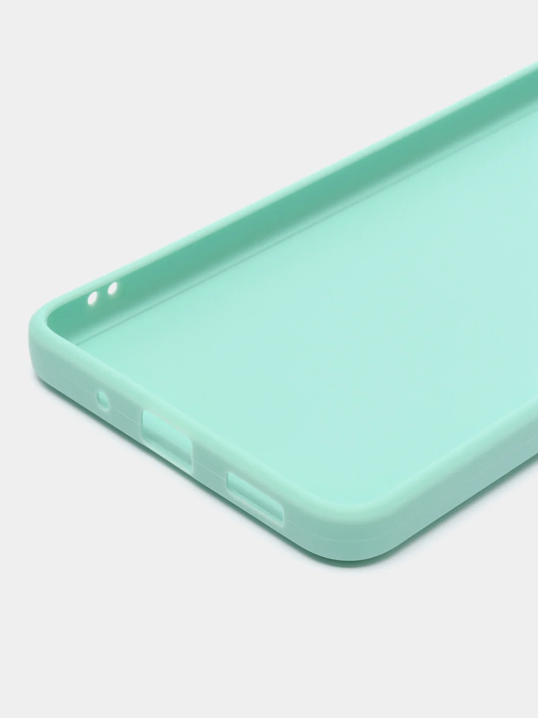 Мятный чехол для Samsung M53 5G (Самсунг М53), с защитой камеры