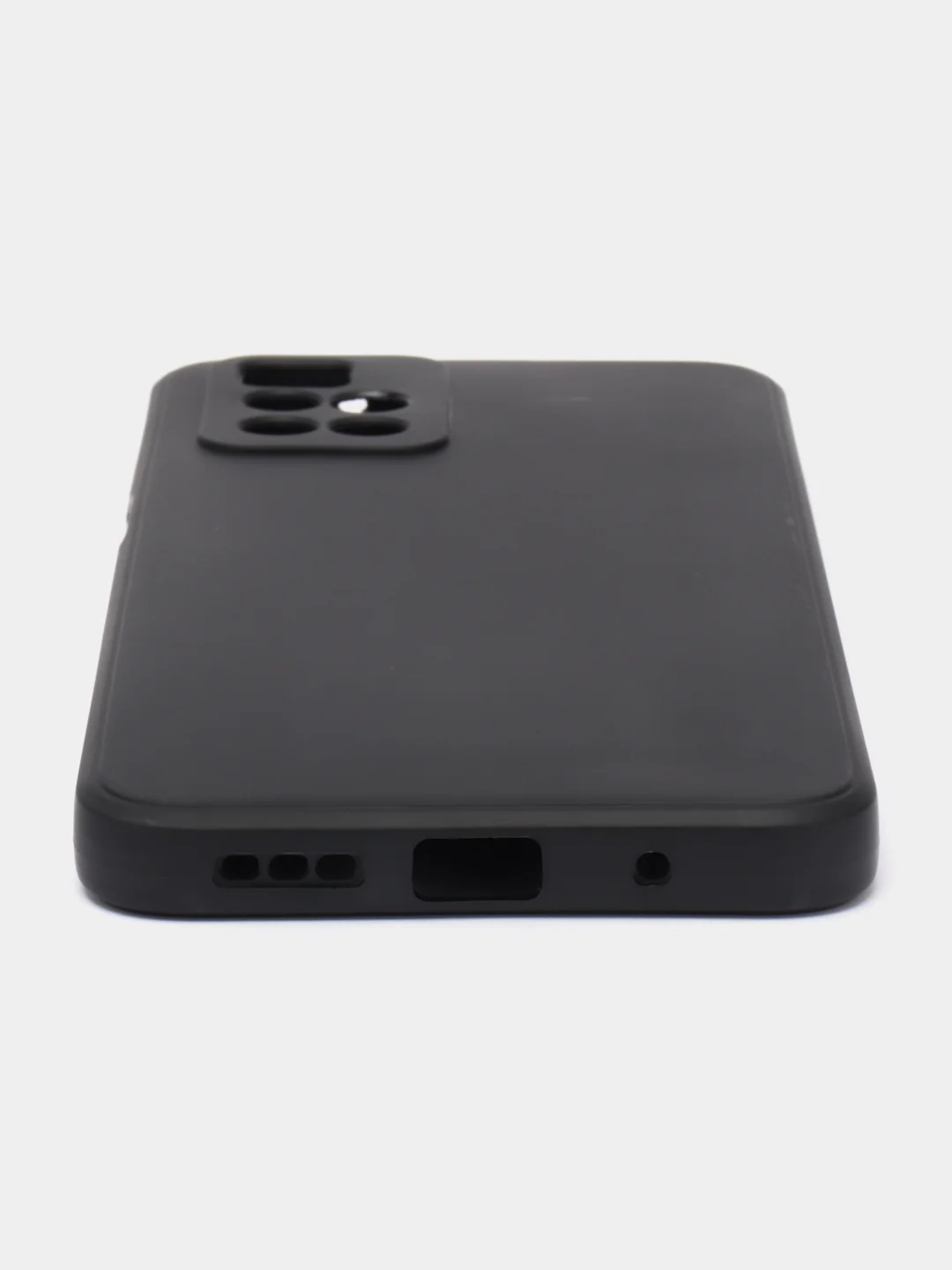 Черный силиконовый чехол для Xiaomi Redmi 10 (Редми 10), прозрачный
