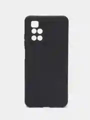 Черный силиконовый чехол для Xiaomi Redmi 10 (Редми 10), прозрачный