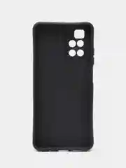 Черный силиконовый чехол для Xiaomi Redmi 10 (Редми 10), прозрачный