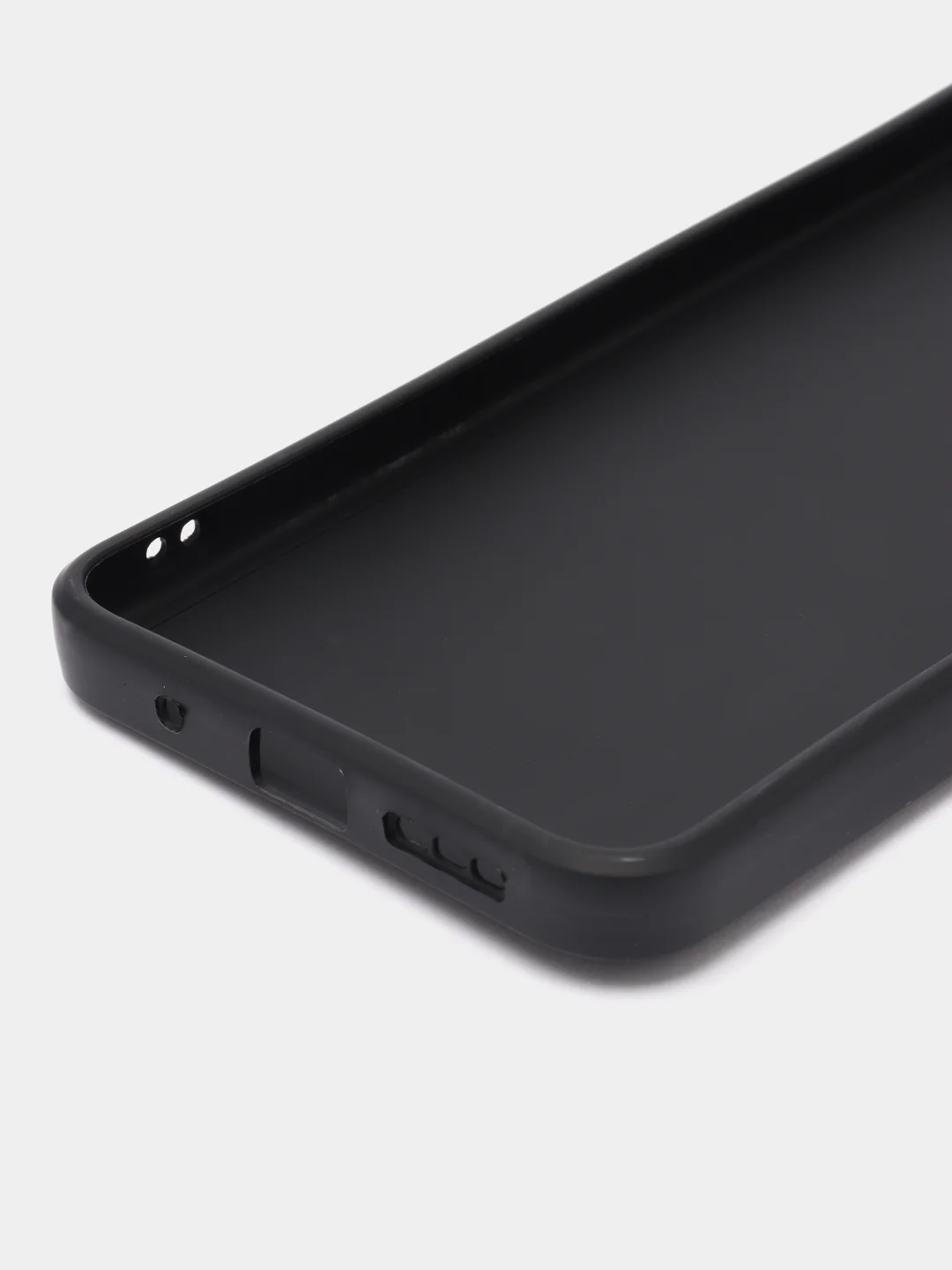 Черный силиконовый чехол для Xiaomi Redmi 10 (Редми 10), прозрачный