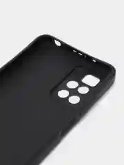 Черный силиконовый чехол для Xiaomi Redmi 10 (Редми 10), прозрачный