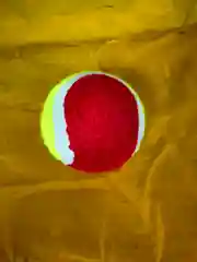 Красный игрушка для собак и кошек "Теннисный мяч"