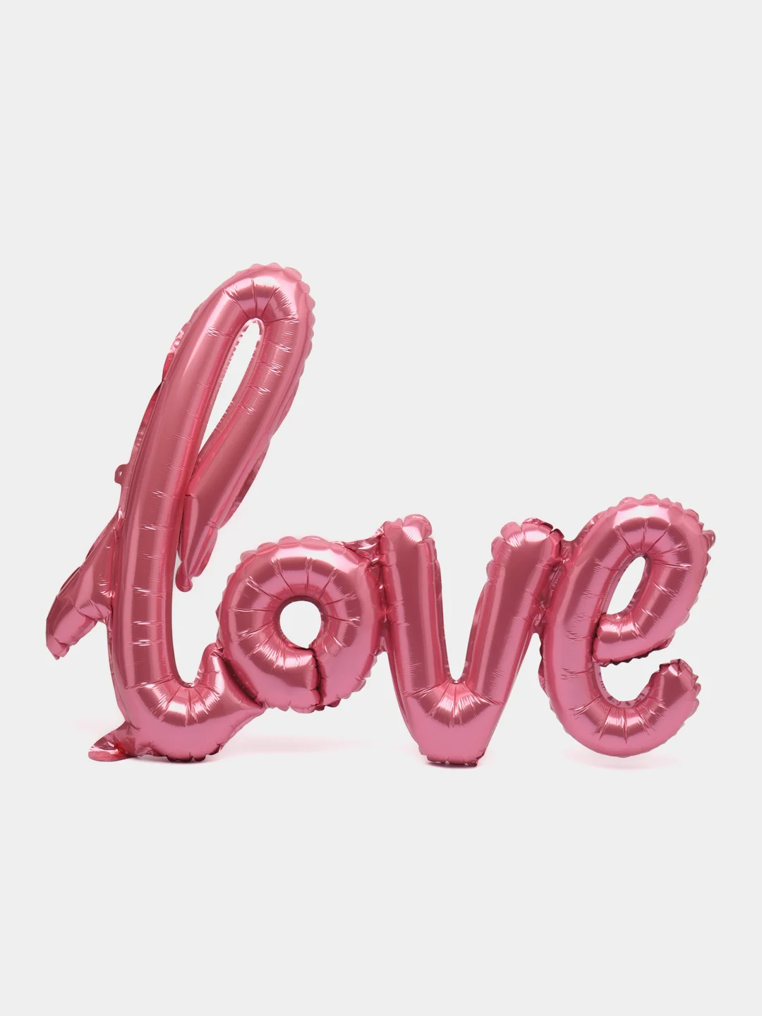 Розовый фольгированный шар "Love"