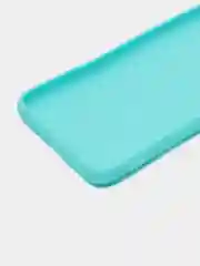 Бирюзовый чехол для Infinix Hot 12 Play, силиконовый, цветной, матовый, с защитой камеры