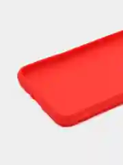 Красный чехол для Infinix Hot 12 Play, силиконовый, цветной, матовый, с защитой камеры