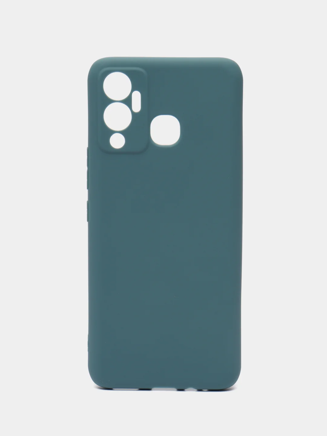 Морской чехол для Infinix Hot 12 Play, силиконовый, цветной, матовый, с защитой камеры