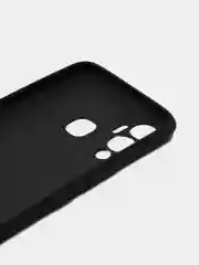 Черный чехол для Infinix Hot 12 Play, силиконовый, цветной, матовый, с защитой камеры