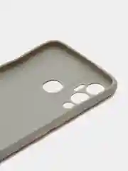 Серый чехол для Infinix Hot 12 Play, силиконовый, цветной, матовый, с защитой камеры