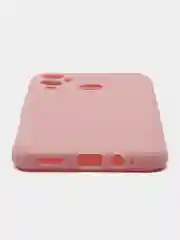 Коралловый меланж чехол для Infinix Hot 12 Play, силиконовый, цветной, матовый, с защитой камеры