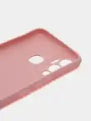 Коралловый меланж чехол для Infinix Hot 12 Play, силиконовый, цветной, матовый, с защитой камеры