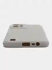 Серый чехол для Realme C31 силиконовый, с защитой камеры