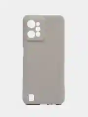 Серый чехол для Realme C31 силиконовый, с защитой камеры