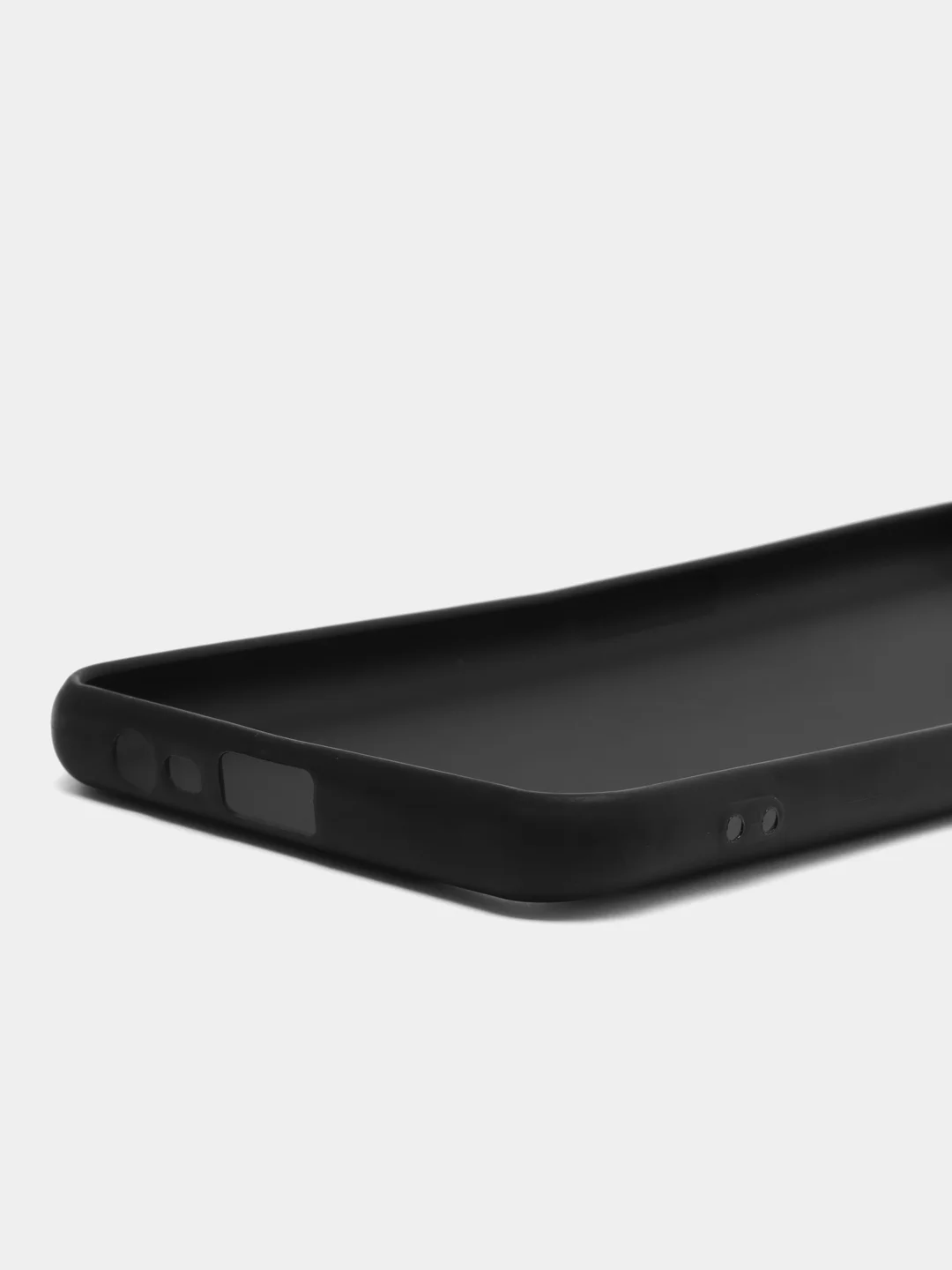 Черный чехол для Realme C31 силиконовый, с защитой камеры