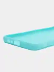 Бирюзовый чехол для Realme C31 силиконовый, с защитой камеры