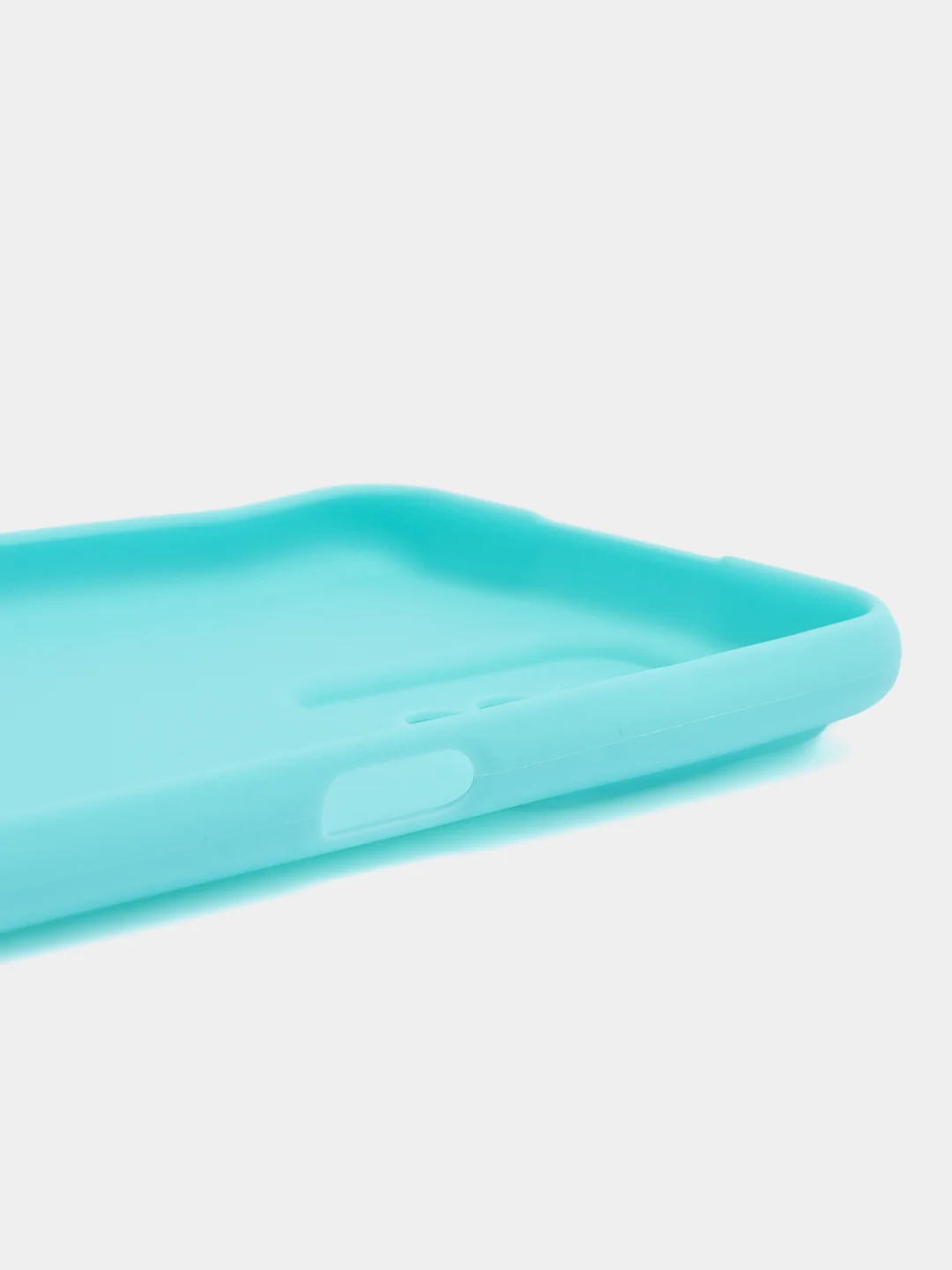 Бирюзовый чехол для Realme C31 силиконовый, с защитой камеры