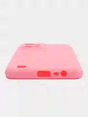 Розовый чехол для Realme C31 силиконовый, с защитой камеры