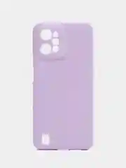 Сиреневый чехол для Realme C31 силиконовый, с защитой камеры