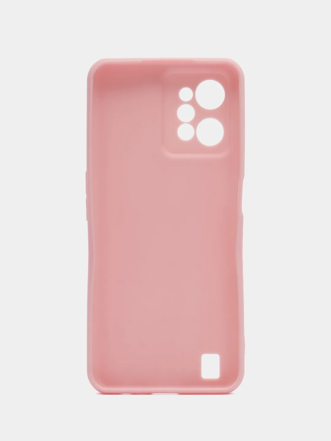 Коралловый меланж чехол для Realme C31 силиконовый, с защитой камеры