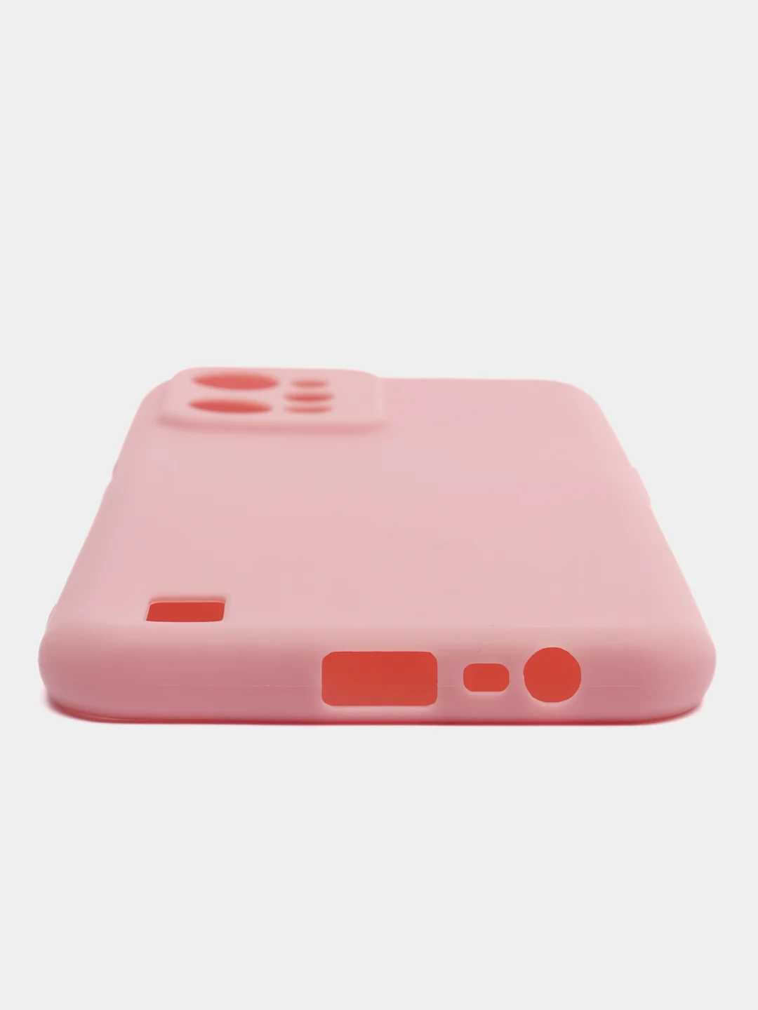 Коралловый меланж чехол для Realme C31 силиконовый, с защитой камеры