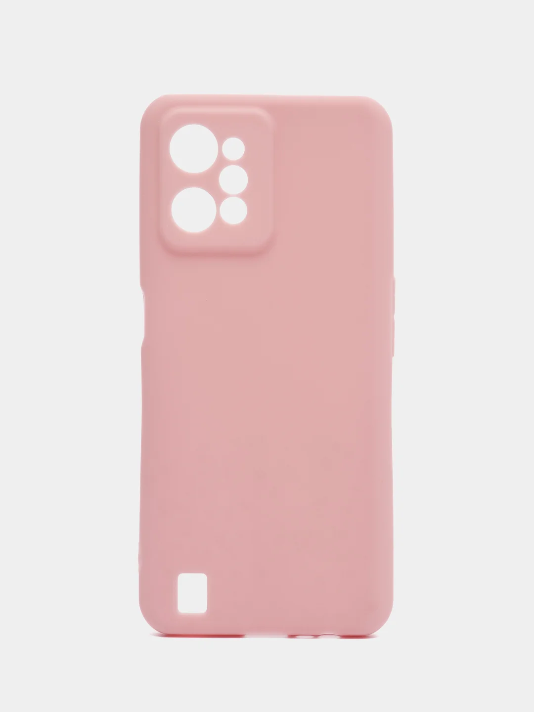 Коралловый меланж чехол для Realme C31 силиконовый, с защитой камеры