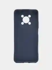 Синий чехол для Huawei Nova Y90, силиконовый, цветной, матовый, с защитой камеры